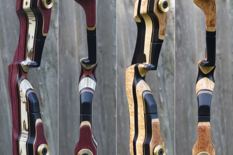 Olympic recurve style grip